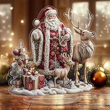 Amazon.co.jp: サンタクロースの彫刻,サンタクロースの像